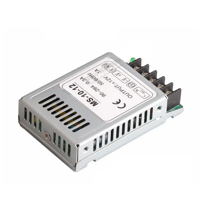 Высококачественный Мини Источник питания постоянного тока 10 Вт 12 в 1 А одиночный