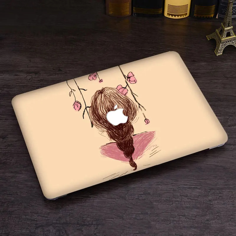 Виниловая наклейка на заднюю панель для девушек сделай сам MacBook Air Pro Retina 11 13 15