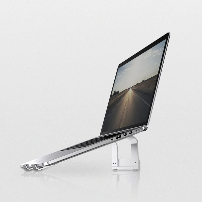 Алюминиевый держатель для ноутбука охлаждающая подставка для MacBook Air Pro 13 Pro настольная док-станция кронштейн для дома/офиса 11-1" ноутбук