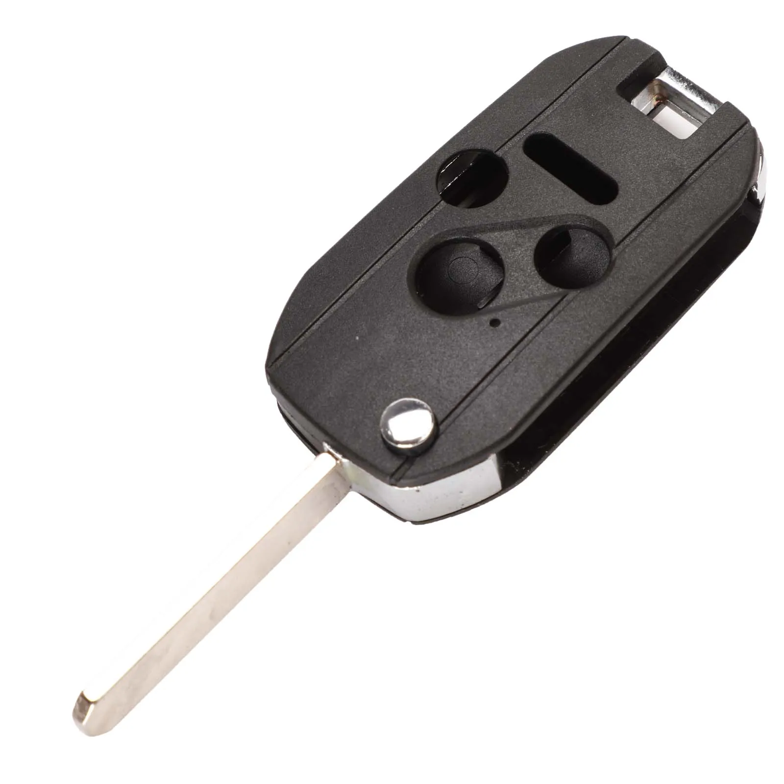 4 Кнопки Jingyuqin 2/3/4 Buttonws раскладного дистанционного складной ключ чехол для Honda CRV Fit Accord Civic Брелок Обложка - Количество кнопок: 4 Кнопки