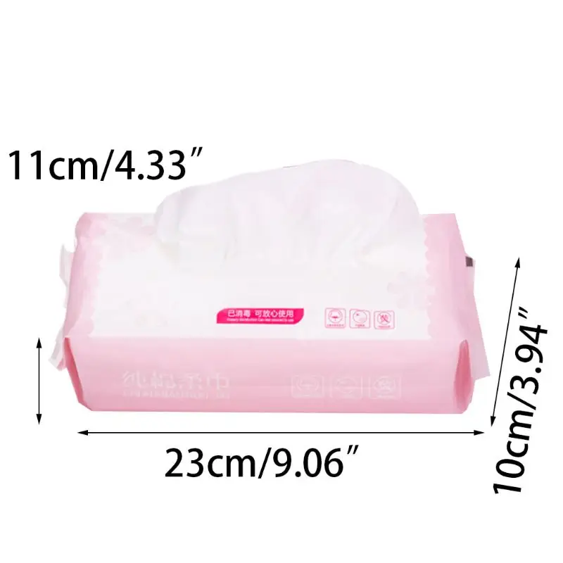 80 шт./упак. чистая ткань одноразовые хлопчатобумажное полотенце для мытья