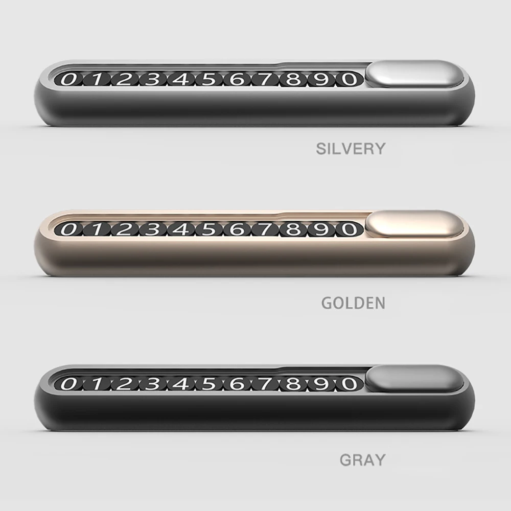 Автомобильный Стайлинг Скрытая Автомобильная Временная парковочная карта