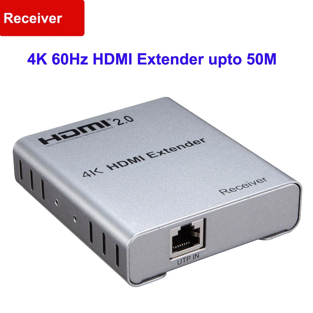 Pushijie 4K60HZ HDMI удлинитель YUV4:4:4 по CAT5e/6A до 267FT 1080P 167FT 4K Поддержка 18 Гбит/с HDR IR HDMI2.0