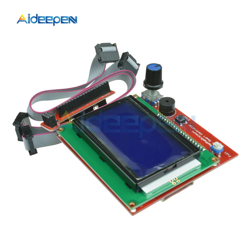 12864 LCD 3D принтер дисплей 1 4 жидкокристаллический смарт-контроллер с
