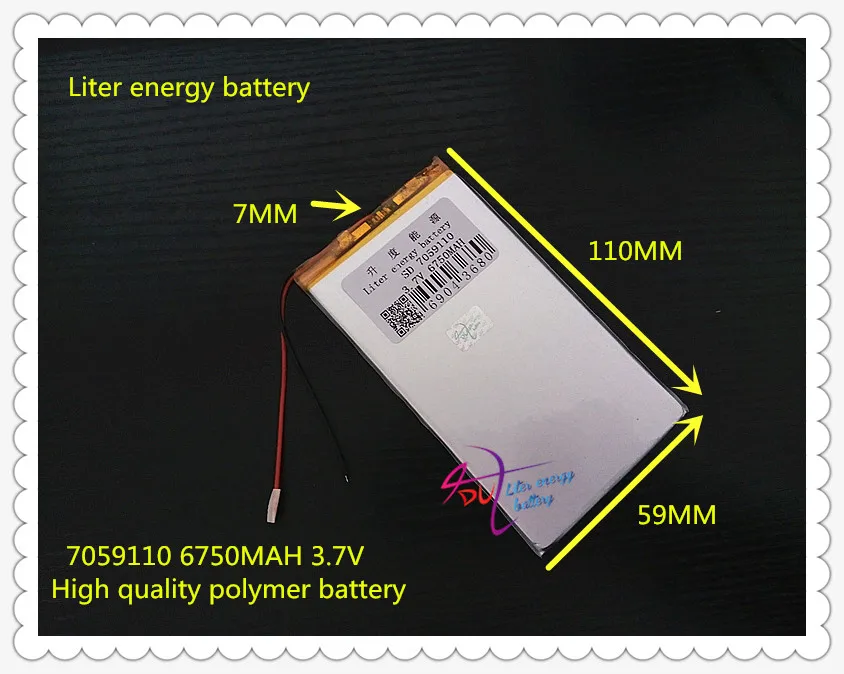 3 7 В 6750 мАч 7059110 полимерный литий ионный/литий ионный аккумулятор для POWER BANK tablet pc