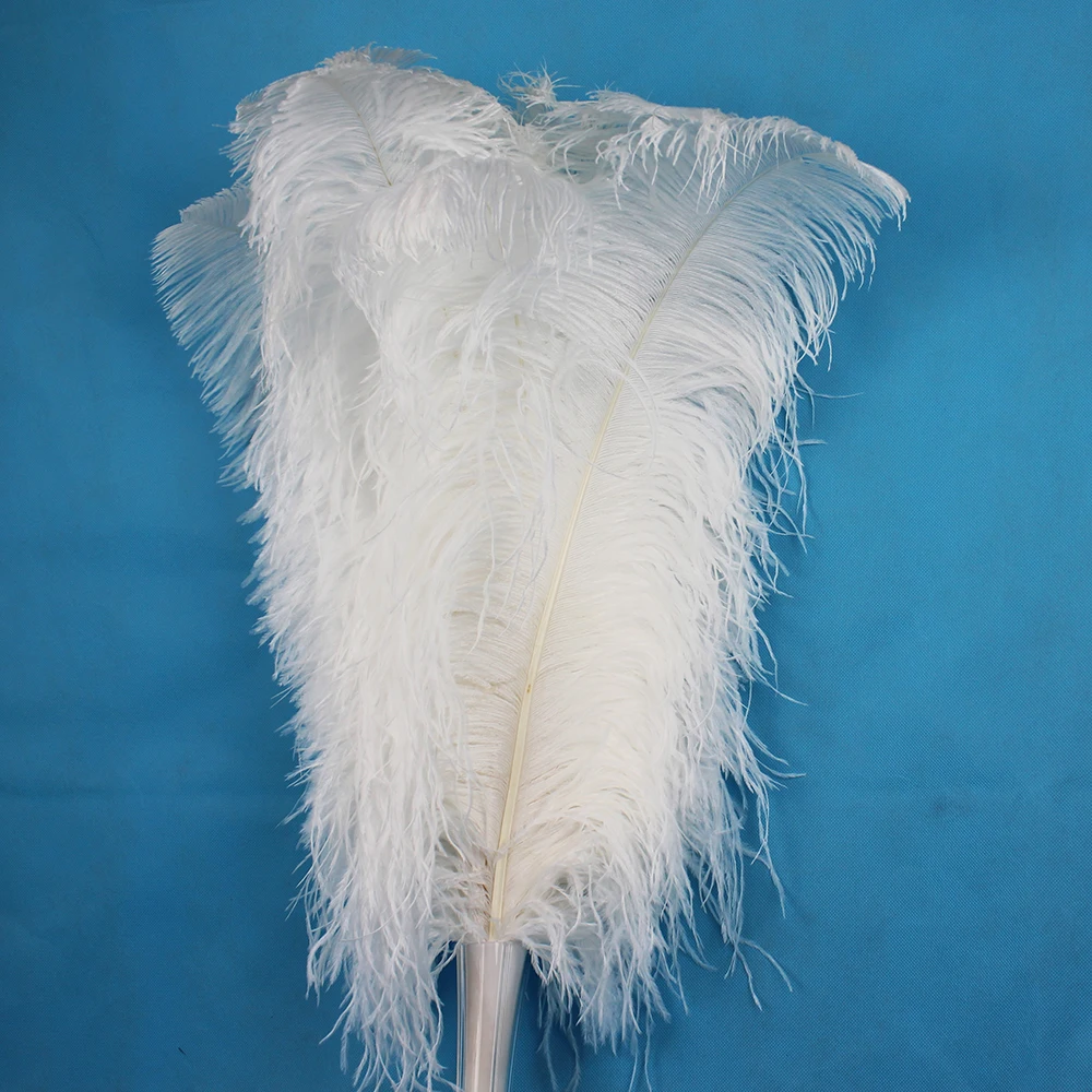 50 шт. перо страусиного дерева 55 см/20 22 дюйма|white ostrich feathers|feathers for wedding decorationostrich feather