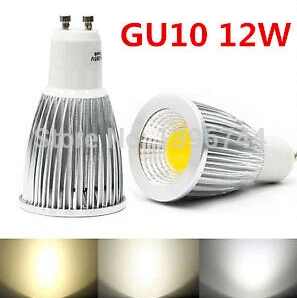 Супер яркий GU 10 лампочек Led теплый/белый 85 265 в 6 Вт 9 12 GU10 COB светодиодный светильник