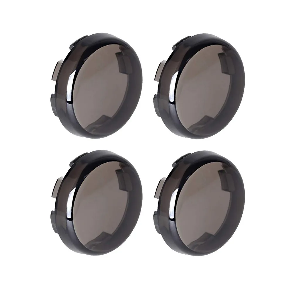 4PCS Smoke ABS Turn Signal Lens Covers for Motorcycle XL883 48 Electra Glide Dyna Softail | Автомобили и мотоциклы