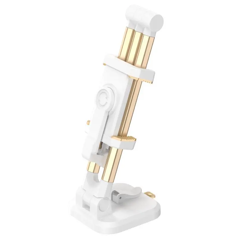 

Fanshu Universal Desk Mobile Phone Tablet Stand Fold Live Holder for IPhone 9 8 6 7 Plus X SE IPad Samsung Android 360 Rotation