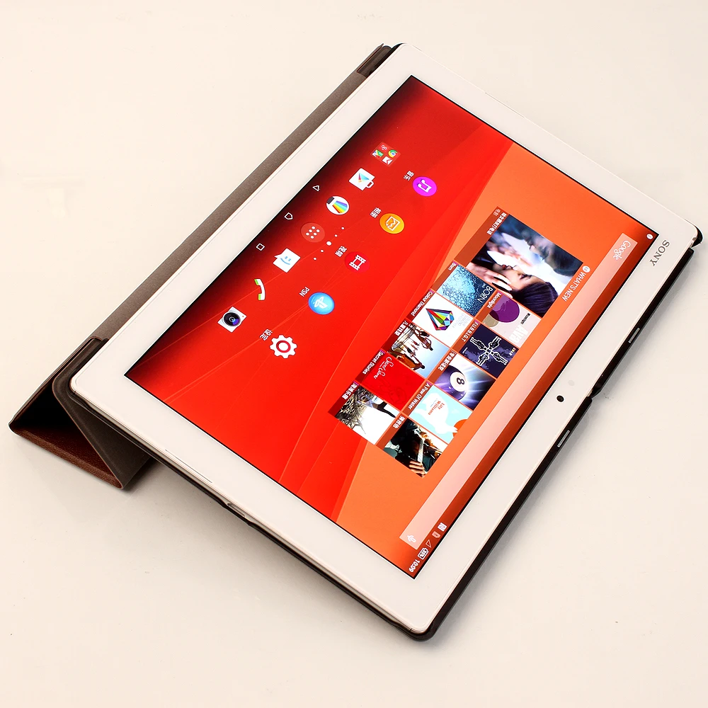 Для Sony Xperia Z4 Tablet Ultra Case 10 1 дюймов Твердый Чехол книжка с подставкой для кожаный