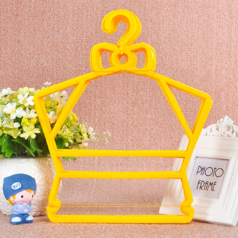 Оптовая Продажа Дешевая вешалка для одежды бантик мультфильм PP детские