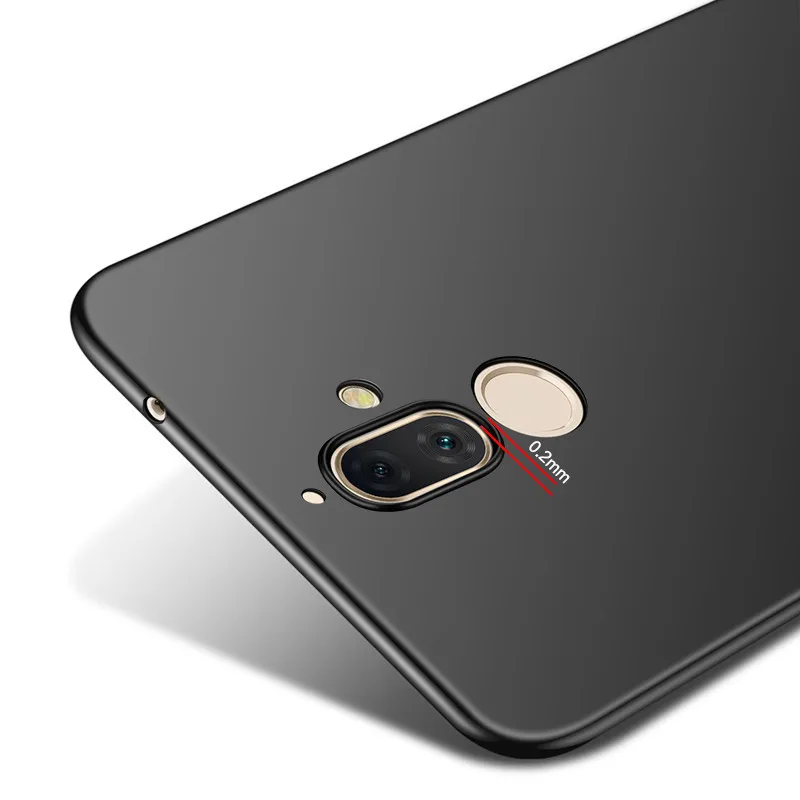 Роскошные матовые мягкий чехол для телефона Nokia 7 Plus силиконовый защитный