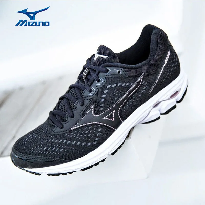 MIZUNO для женщин WAVE RIDER 22 (W) Классическая Подушка кроссовки спортивная обувь