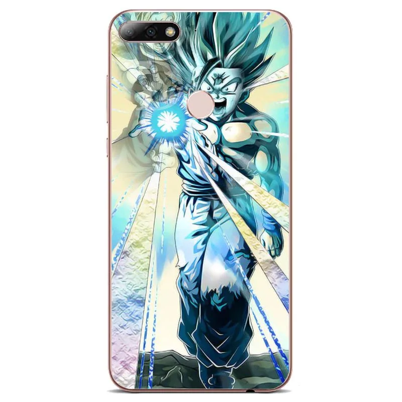 Чехол для телефона Dragon Ball z goku DragonBall мягкий прозрачный чехол из ТПУ Huawei P8 P9 P10 P20L