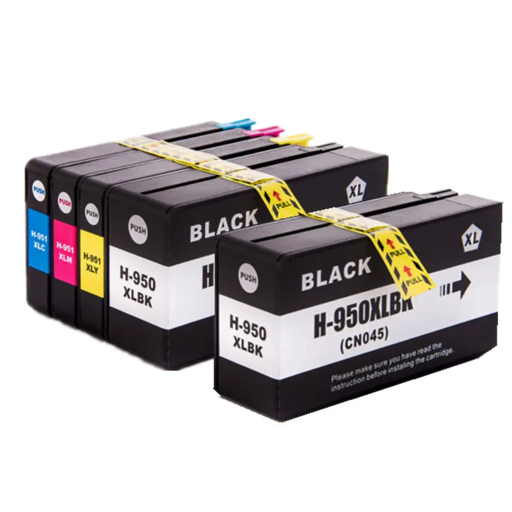 5x чернильные картриджи совместимые с HP950 OfficeJet Pro 8100 8600 8610 8620 8630 8640 8660