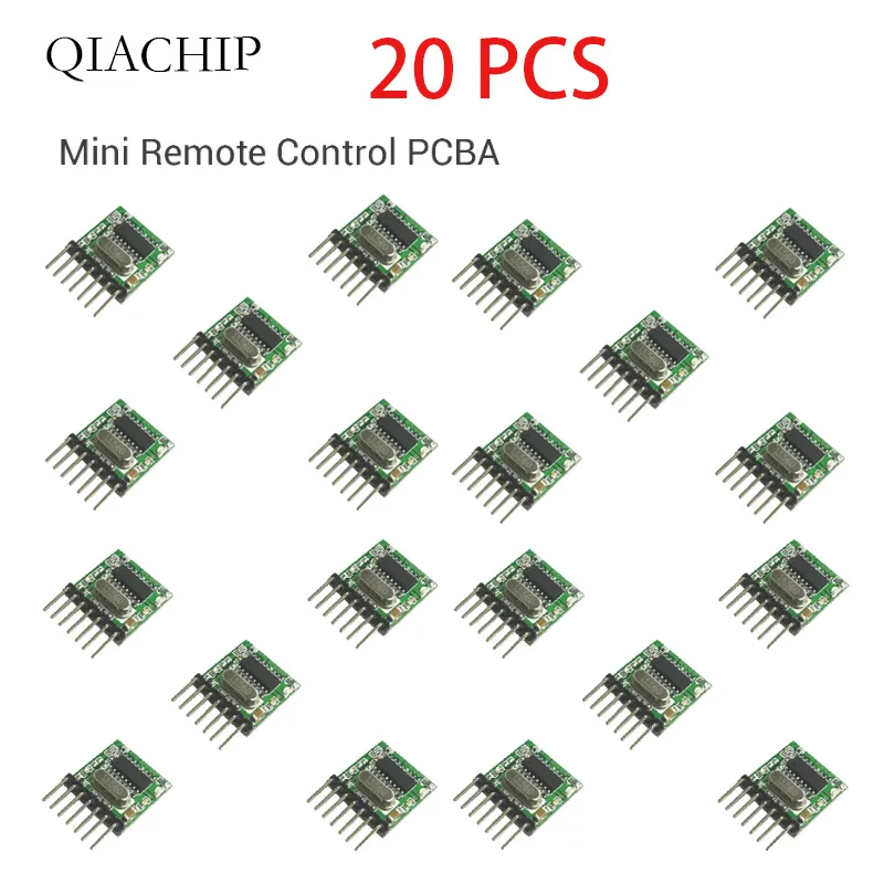 433 МГц Супергетеродинный радиочастотный беспроводной модуль передатчика QIACHIP 20