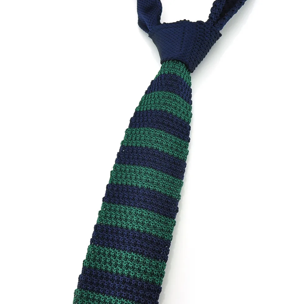 PenSee Hot sell Mens Navy Blue &amp Dark Green Slim 2.16&quot Knitted Tie #14 | Аксессуары для одежды