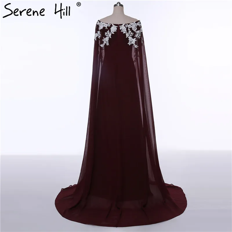 Элегантные кружевные Длинные вечерние платья 2020 Serene Hill шифоновое официальное