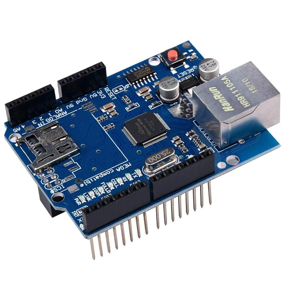 Ethernet экран W5100 R3 для UNO Mega 2560 UNR макетная плата|Интегральные схемы| |
