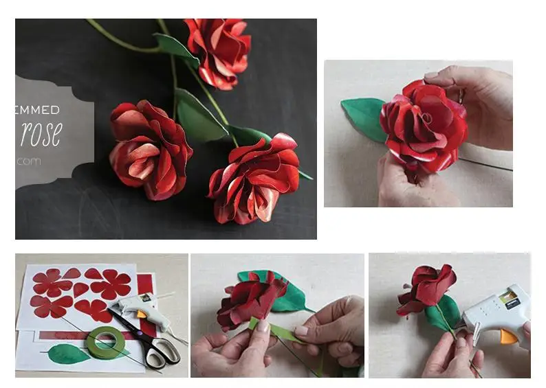 1 2 см 30y DIY Цветочный декор самоклеющиеся зеленые бумажные ленты Цветочная лента