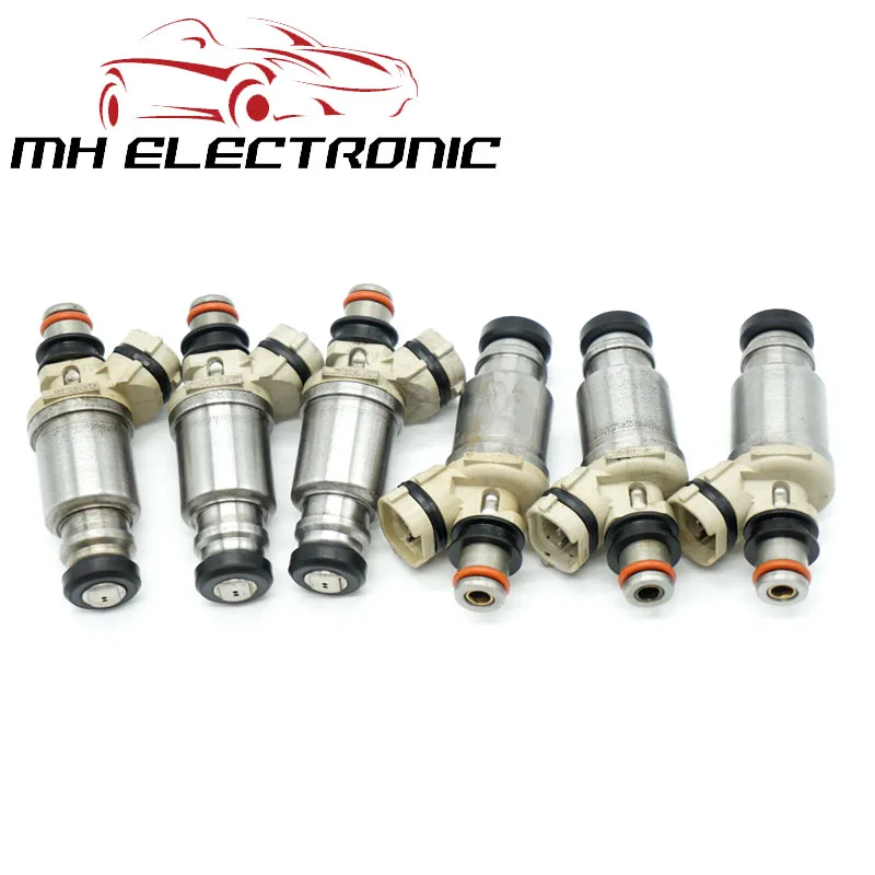 MH Электронный 6 шт. Топливная форсунка OE 195500-5670 MD308861 для Mitsubishi Pajero V20 3,0 L Montero SL 3.0L 1995 1996