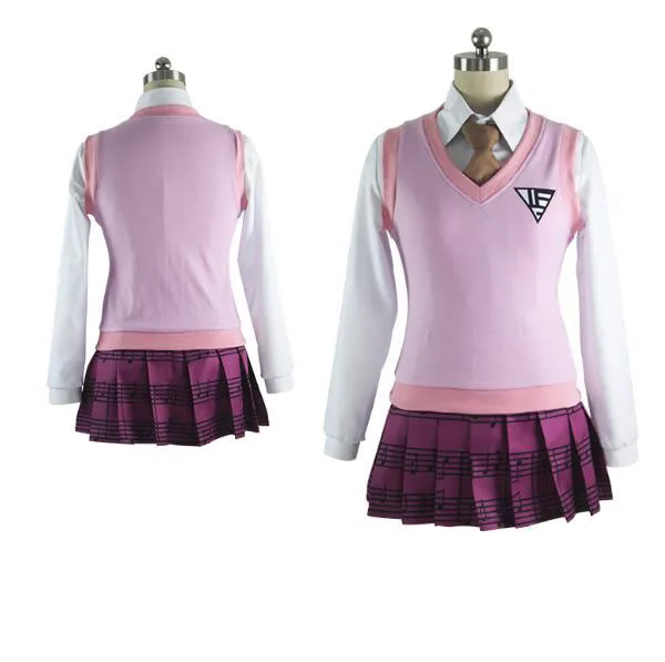 Игры Danganronpa V3 Akamatsu kaede Косплэй костюм японского аниме единый костюм одежда