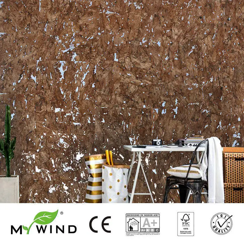 3D обои в рулоне домашний декор 2019 MY WIND Ligth коричневый с серебряными обоями