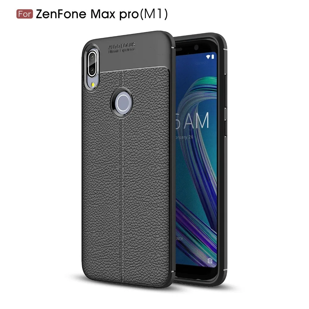 Чехол для ZB601KL роскошный мягкий ударопрочный чехол из ТПУ с зернистой кожей ASUS