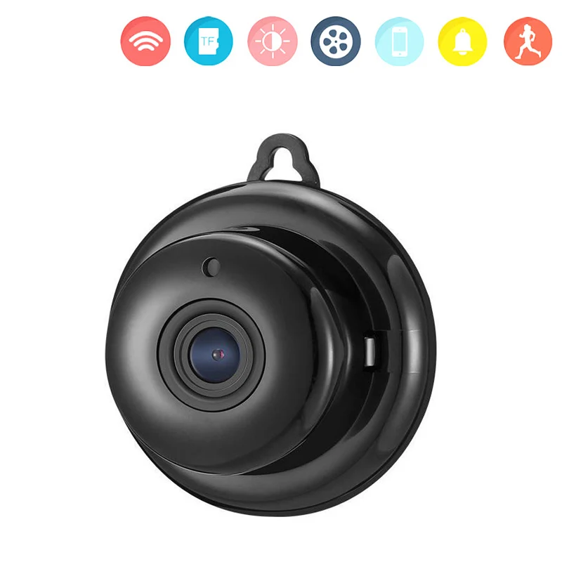 Беспроводная WiFi камера для домашнего наблюдения Мини HD 720 P ip ночного видения USB Wi