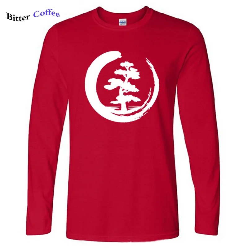 Футболка мужская с длинным рукавом забавная модная повседневная принтом