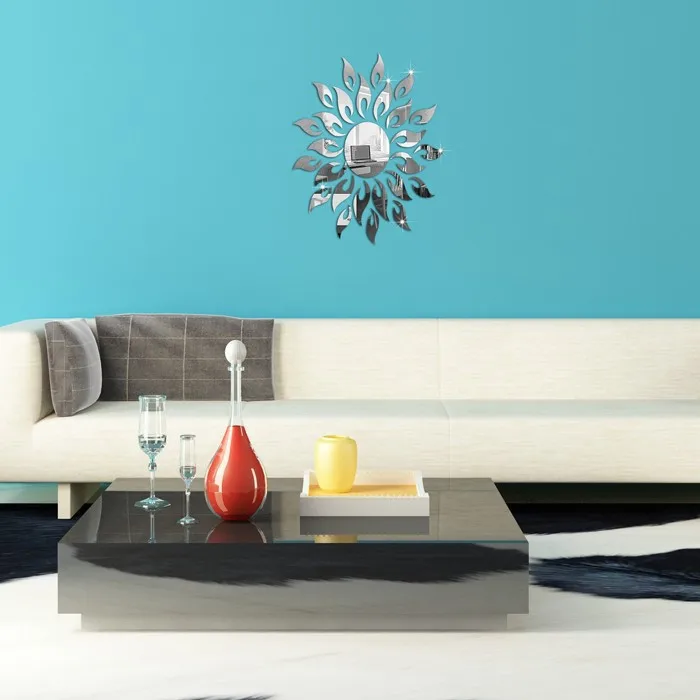 Новый Промоушен горячая вс зеркало Акриловые наклейки стены современный дизайн