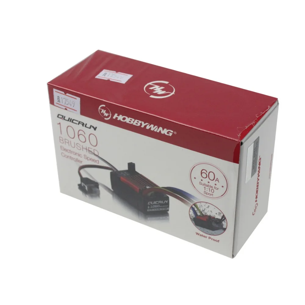Электронный контроллер скорости F17549/50 новейший Hobbywing QuicRun 1060 / 1625 с начесом ESC для