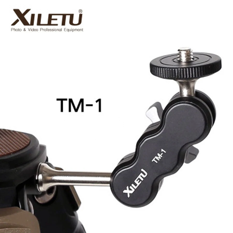 XILETU TM-1 Magic Arm с 1/4 дюймовой универсальной винтовой поддержкой для штатива мобильного телефона флэш-микрофон с подсветкой аксессуары для фотосъемки