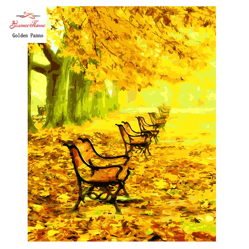 

Golden Panno,Needlework,DIY DMC 14CT Cross stitch Kit, Pattern Embroidery Cross-stitch Painting,Christmas,crafts,chair,leaf 1025