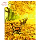 Набор для вышивки крестиком DMC 14CT, Золотое панно, вышивка крестиком, Рождество, поделки, стул, лист 1025