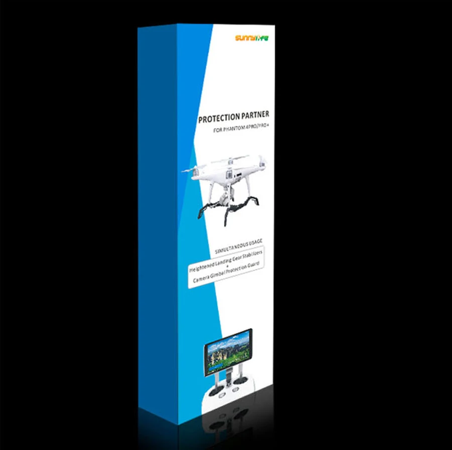 Защитный карданный стабилизатор для камеры Phantom 4 + Усиленный защитный шасси DJI