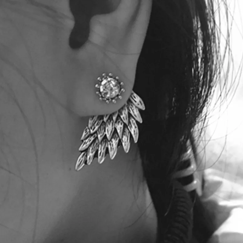 Ангел брошь крылья для женщин раньше ювелирные изделия серьги вечерние