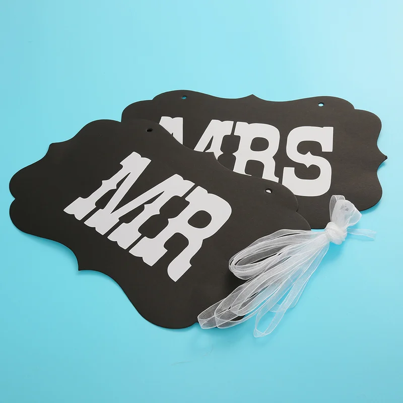 1 комплект MR & MRS реквизит для фотосессии Свадебные украшения невесты вечеринки