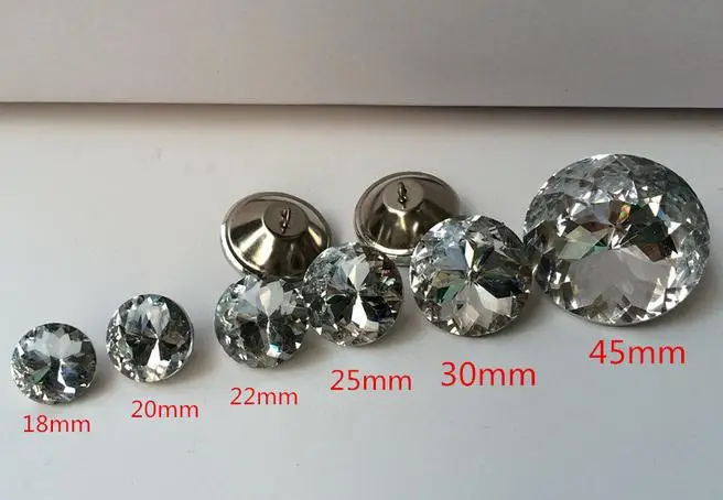 1000 шт 20 мм горного хрусталя продажа bauhinia pull застежка кристалл Мягкая посылка