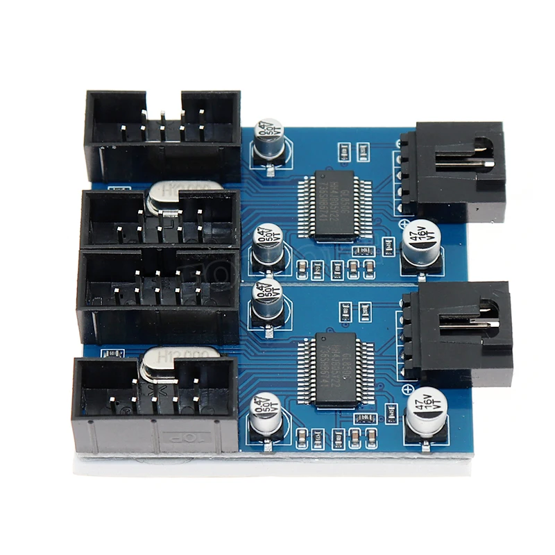 Корпус для ПК Внутренний 9Pin USB 2 0 от 1 до 4 сплиттер PCB чипсет расширитель usb
