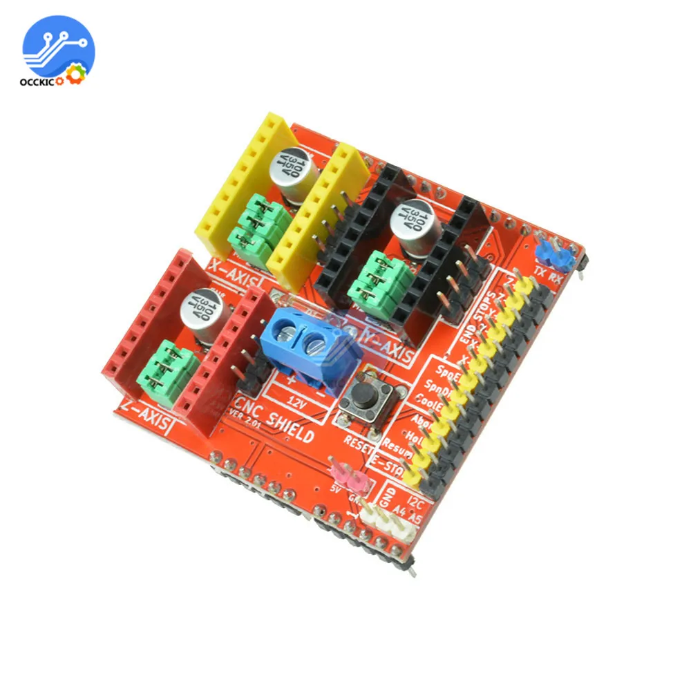 Плата расширения A4988 плата для шагового двигателя V2.0 3D принтера Arduino | Электроника