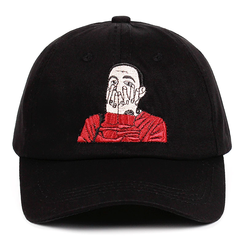 Хлопок Mac Miller шляпа c вышивкой, для отца US Repper бейсболка Strapback шляпа хип-хоп кепка Golf Malcolm McCormick Прямая поставка