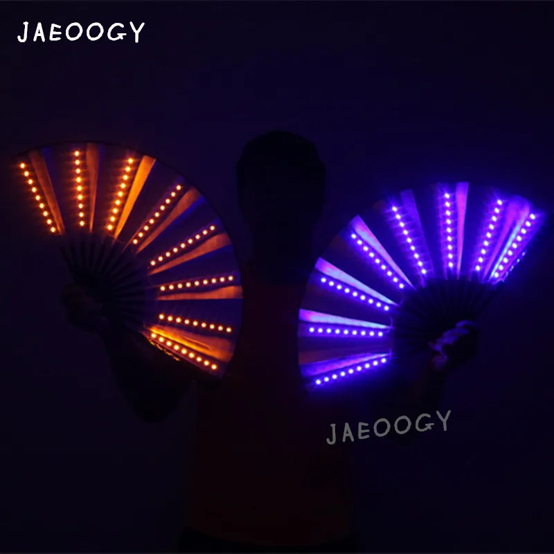 Высококачественный светодиодный вентилятор для выступлений на сцене светящийся