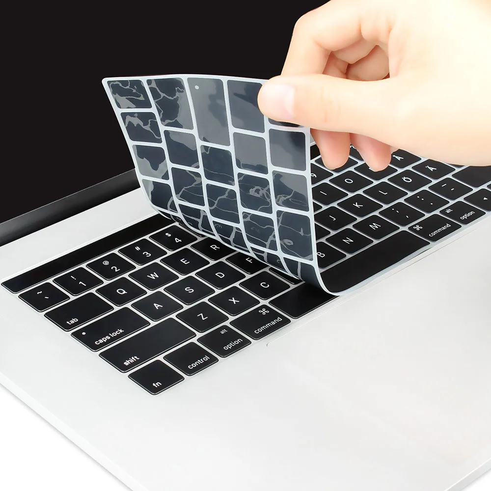Силиконовая накладка на клавиатуру для нового Macbook Pro 13 15 дюймов A1706 A1707 выпущенная