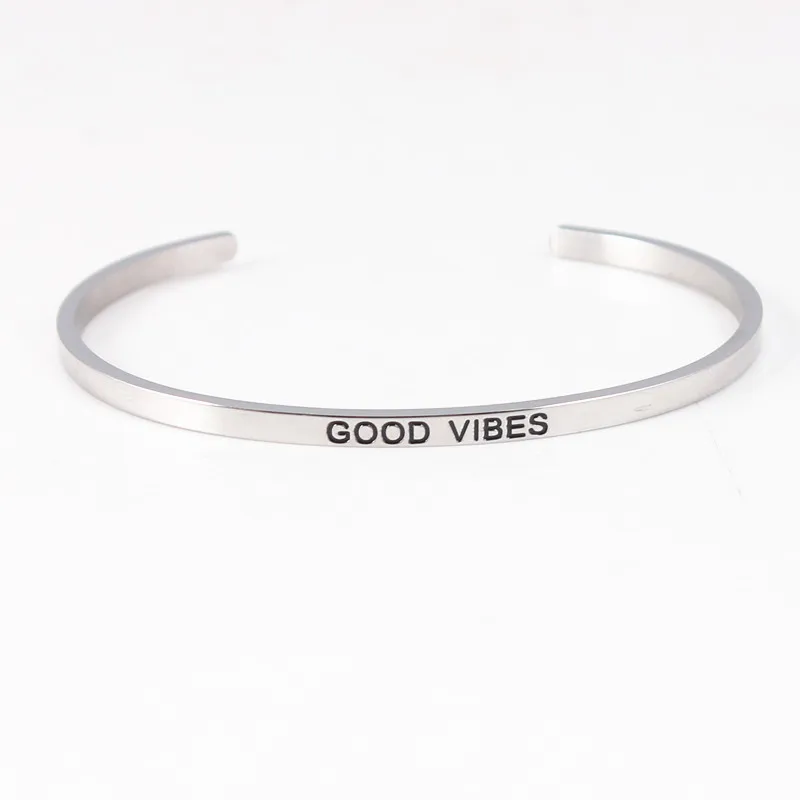 Браслет из нержавеющей стали HAKUNA MATATA воодушевляющий браслет с мантрой |