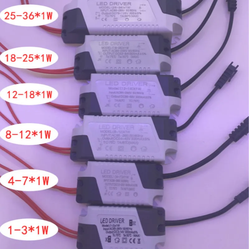 Универсальный AC85-265V светодиодный электронный балласт balastro electronico 3-36 Вт потолочный светильник драйвер 3 балласты 3шт/партия