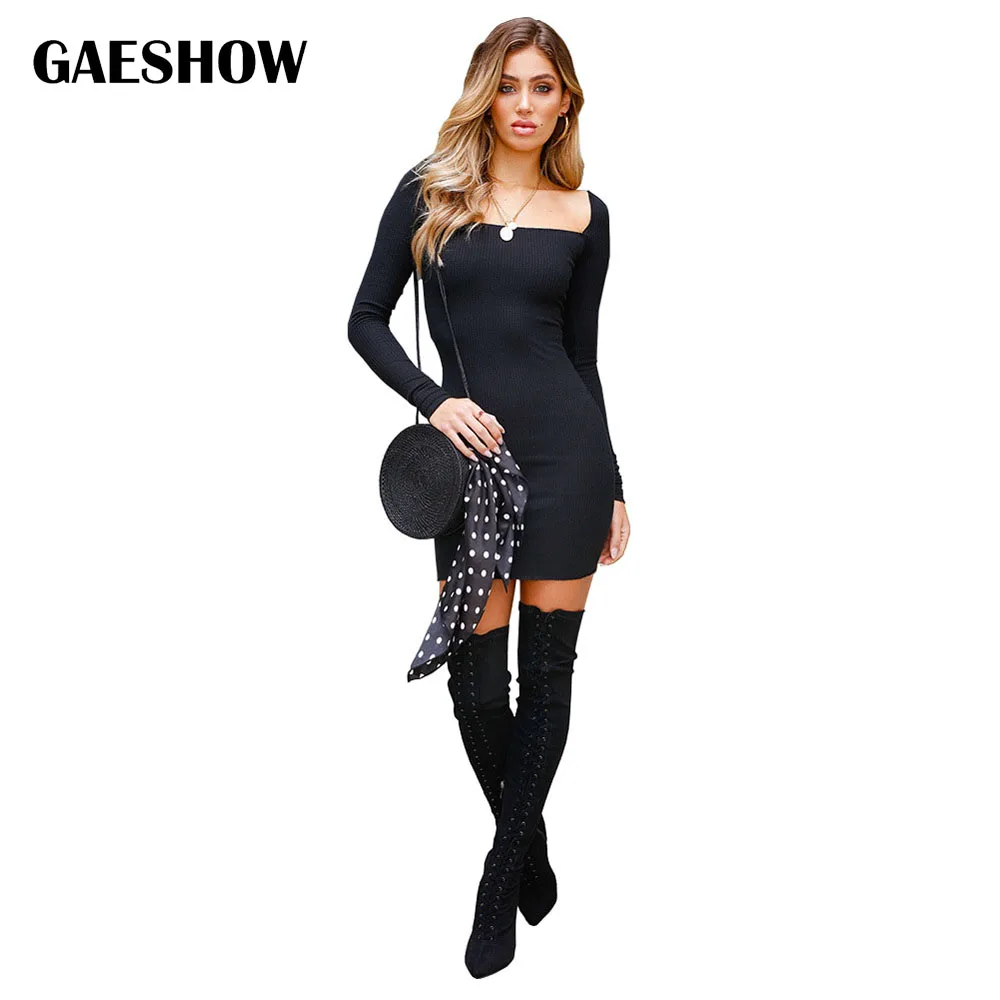 Gaeshow осень Нижняя Bodycon Карандаш платье модные женские туфли пикантные основные