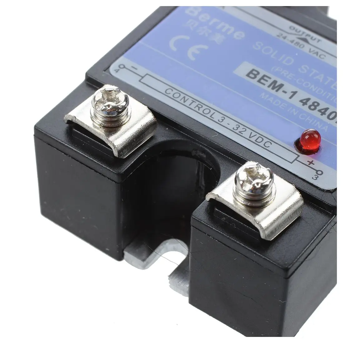DSHA новое горячее 24-480V AC DC к 3-32VDC выходное Однофазное SSR твердотельное реле 40A |