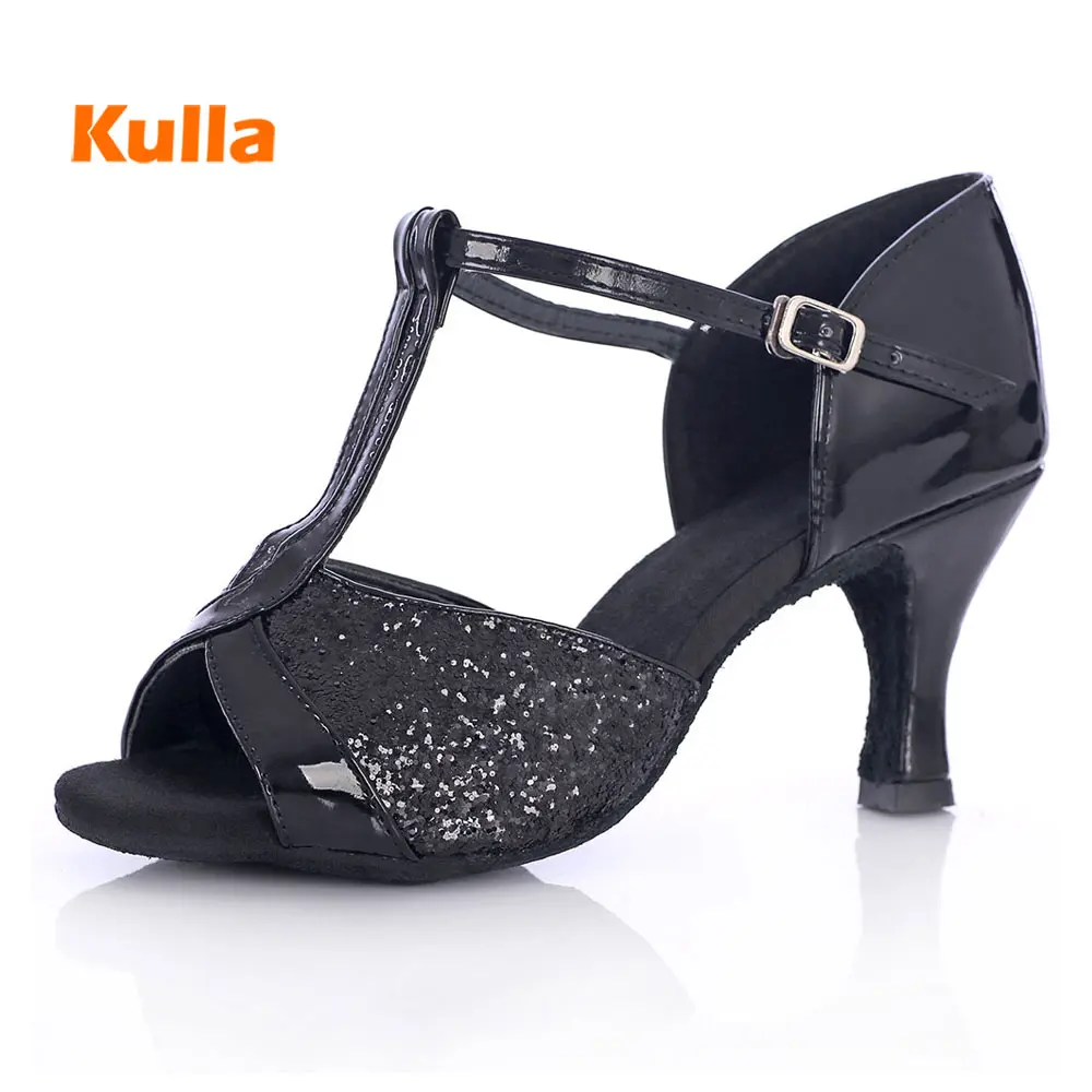 

Women Salsa Latin Dancing Shoes Soft Sole High Heels Ladies Ballroom Professional Dance Shoes Girls Tango Sneakers Wholesale