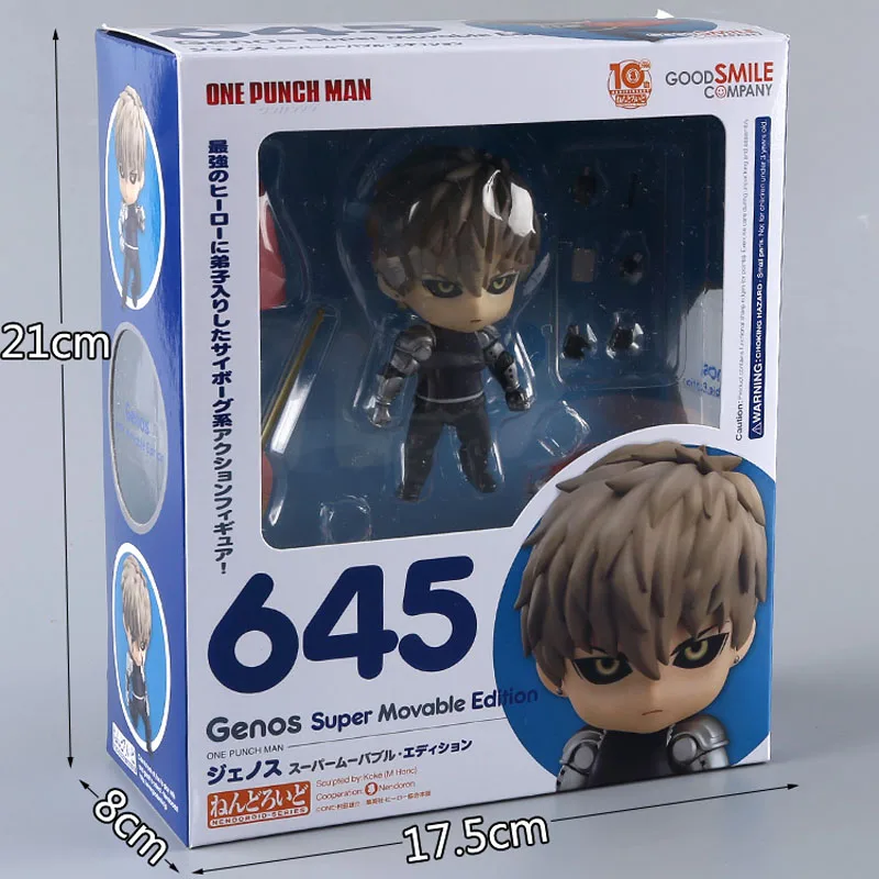 Бесплатная доставка 4 &quotАниме Nendoroid One Punch Man Genos супер подвижное издание в штучной